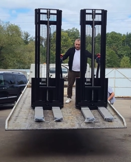 Тест-драйв складской техники на нашем складе в Элистe