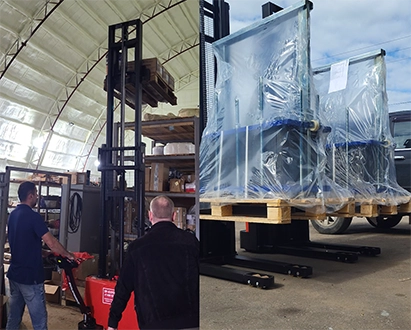 Тест-драйв складской техники на нашем складе в Элистe